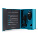 b-Vibe Vibrating Jewel Plug M/L Black Diamond model z pilotem, 15 programów