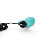 b-Vibe Texture Plug Bump Mint – wibrująca anatomiczna wtyczka silikonowa, teksturowana, 6 trybów