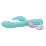 Pillow Talk Kinky Teal dwusilnikowy model punktu G i łechtaczki, silikon medyczny, system PowerBullet