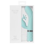 Pillow Talk Kinky Teal dwusilnikowy model punktu G i łechtaczki, silikon medyczny, system PowerBullet