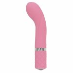 Pillow Talk Racy Pink – kompaktowy model silikonowy, PowerBullet, 12,7 cm, ładowalny
