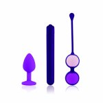 Rocks-Off RS Essentials First Vibe Kit – zestaw startowy z kosmetyczką, kulki, plug, maszyna intymna