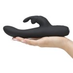Fifty Shades of Grey Greedy Girl Slimline Rabbit – silikonowy model USB, 15 trybów, czarny