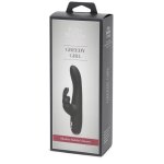 Fifty Shades of Grey Greedy Girl Slimline Rabbit – silikonowy model USB, 15 trybów, czarny