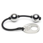 Fifty Shades of Grey Inner Goddess Mini – kulki Kegla srebrne 85g, silikon, wodoodporne