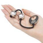 Fifty Shades of Grey Inner Goddess Mini – kulki Kegla srebrne 85g, silikon, wodoodporne