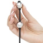 Fifty Shades of Grey Inner Goddess Mini – kulki Kegla srebrne 85g, silikon, wodoodporne