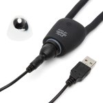 Fifty Shades of Grey Relentless Vibrations – bezprzewodowy system intymny USB, pilot, czarny