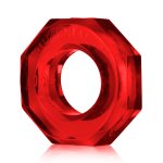 Oxballs Humpballs Ruby – elastyczny pierścień SKINFLEX-TPR, czerwony, anatomiczny