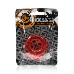 Oxballs Humpballs Ruby – elastyczny pierścień SKINFLEX-TPR, czerwony, anatomiczny