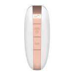 Satisfyer Love Triangle White – urządzenie z technologią Air Pulse, biel, aplikacja