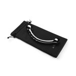 Le Wand Bow stalowy model dwustronny anatomiczny 17,8 cm, masażer z żebrowaniem