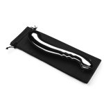 Le Wand Contour stalowy aplikator intymny dwustronny 27,9 cm, anatomicznie zakrzywiony