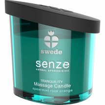 Swede Senze Massage Candle Tranquility 50 ml – świeca do masażu, mięta, roża, pomarańcza