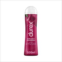 Durex Lubricant Crazy Cherry 100ml – wodny żel nawilżający, aromat wiśniowy, bez cukru