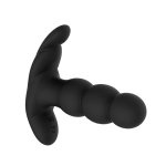 Nalone Pearl Black – anatomiczny masażer z systemem obrotowym i pilotem, silikon medyczny, 12,5 cm