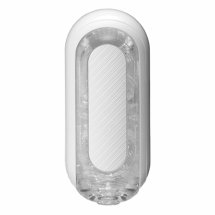 Tenga Flip Zero Gravity White – maszyna intymna, system Flip-Open, miękki materiał, 18 cm