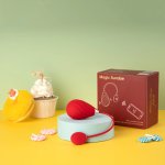 Magic Motion Magic Sundae Red – model sterowany aplikacją, silikon medyczny, 10 programów, Bluetooth