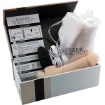 Naked Addiction Rotating & Vibrating 18cm Vanilla – silikonowy model z pilotem, 7 trybów, przyssawka