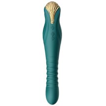 ZALO King Turquoise Green – urządzenie PowerThrust 30 cm, silikon medyczny, sterowanie aplikacją
