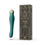 ZALO King Turquoise Green – urządzenie PowerThrust 30 cm, silikon medyczny, sterowanie aplikacją