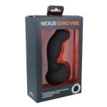 Nexus Gyro Vibe – masażer punktowy, dwa silniki, 6 trybów, silikon medyczny, czarny