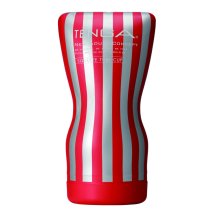 Tenga Soft Case Cup Medium – maszyna intymna z miękką obudową, 15 cm, średnia twardość