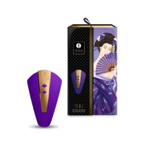 Shunga Obi Purple – masażer intymny, ergonomiczny kształt, silikon, fioletowy, 11,5 cm