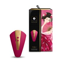 Shunga Obi Raspberry – masażer z mocnym silnikiem, ergonomiczny, silikon, 11,5 cm