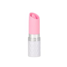 Pillow Talk Lusty Pink – punktowy stymulator silikonowy z blokadą podróżną, USB, kryształki Swarovski
