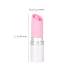 Pillow Talk Lusty Pink – punktowy stymulator silikonowy z blokadą podróżną, USB, kryształki Swarovski