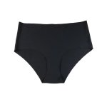 Bye Bra Invisible High Brief XL Nude & Black – bezszwowe majtki, wysoki stan, 2-pak