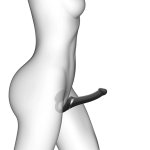 Strap-On-Me Multi Orgasm Black S – model intymny bez uprzęży, 3 silniki, pilot zdalny