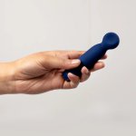 Je Joue Vita Blue – model z elastyczną szyjką, silikon medyczny, 7 trybów, niebieski