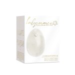 La Gemmes Yoni Egg L Clear Quartz – naturalny kwarc, rozmiar L, sznurek, ręcznie wykonany