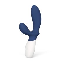 LELO Loki Wave 2 Base Blue – masażer z WaveMotion, 12 programów, silikon, USB