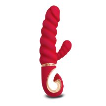 Gvibe Gcandy Mini Chilli Coral – dwusilnikowy model, 6 trybów, silikon medyczny, 19 cm