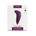 Svakom Pulse Union fioletowy stymulator bezdotykowy z aplikacją, anatomiczny, wodoodporny