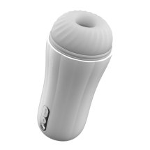 Svakom Robin Biały – system wibracyjny z wyświetlaczem LED, powierzchnia skin feel, USB