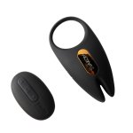 Svakom Winni 2 silikonowy pierścień intymny, Bluetooth, sterowanie aplikacją, czarny