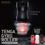 Tenga Rolling Gyro Roller Cup Strong – jednorazowa kapsuła rotacyjna, mocna struktura