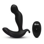 b-Vibe Prostate 360 Czarny – zdalny model, obrotowa końcówka i wibracje, pilot