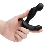 b-Vibe Prostate 360 Czarny – zdalny model, obrotowa końcówka i wibracje, pilot