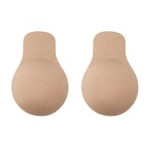 Bye Bra – plastry silikonowe modelujące M beżowe, wielokrotnego użytku, średnica 8 cm
