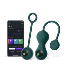 Magic Motion Crystal Duo – Zestaw Trenażerów Kegla z Ciężarkami, Różowy, Aplikacja Mobilna