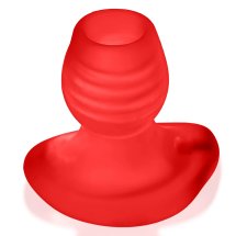 Oxballs Glowhole-2 Plug LED Morph Duży, Czerwony – Anatomiczna Zatyczka Intymna, Podświetlenie