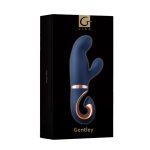 Gvibe Gentley Wibrator Punktu-G i Łechtaczki Karaibski Błękit, 2 silniki, 6 trybów, silikon