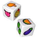 Kheper Games DTF Emoji Dice – gra w kości z symbolami emoji dla par i dorosłych