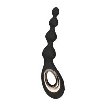 LELO Soraya Beads Black – System kulek z masażem Bow-Motion, silikon medyczny, 234 mm