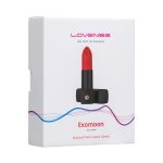 Lovense Exomoon Mini – Wibrator szminka Bluetooth, wodoodporny IPX7, czarny